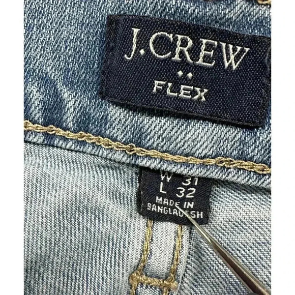 J.Crew Men’s Slim Straight Jean in signature flex size 31x32 - Picture 7 of 11
